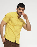 Larusso Kemeja Basic Oxford Pendek