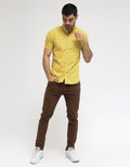 Larusso Kemeja Basic Oxford Pendek