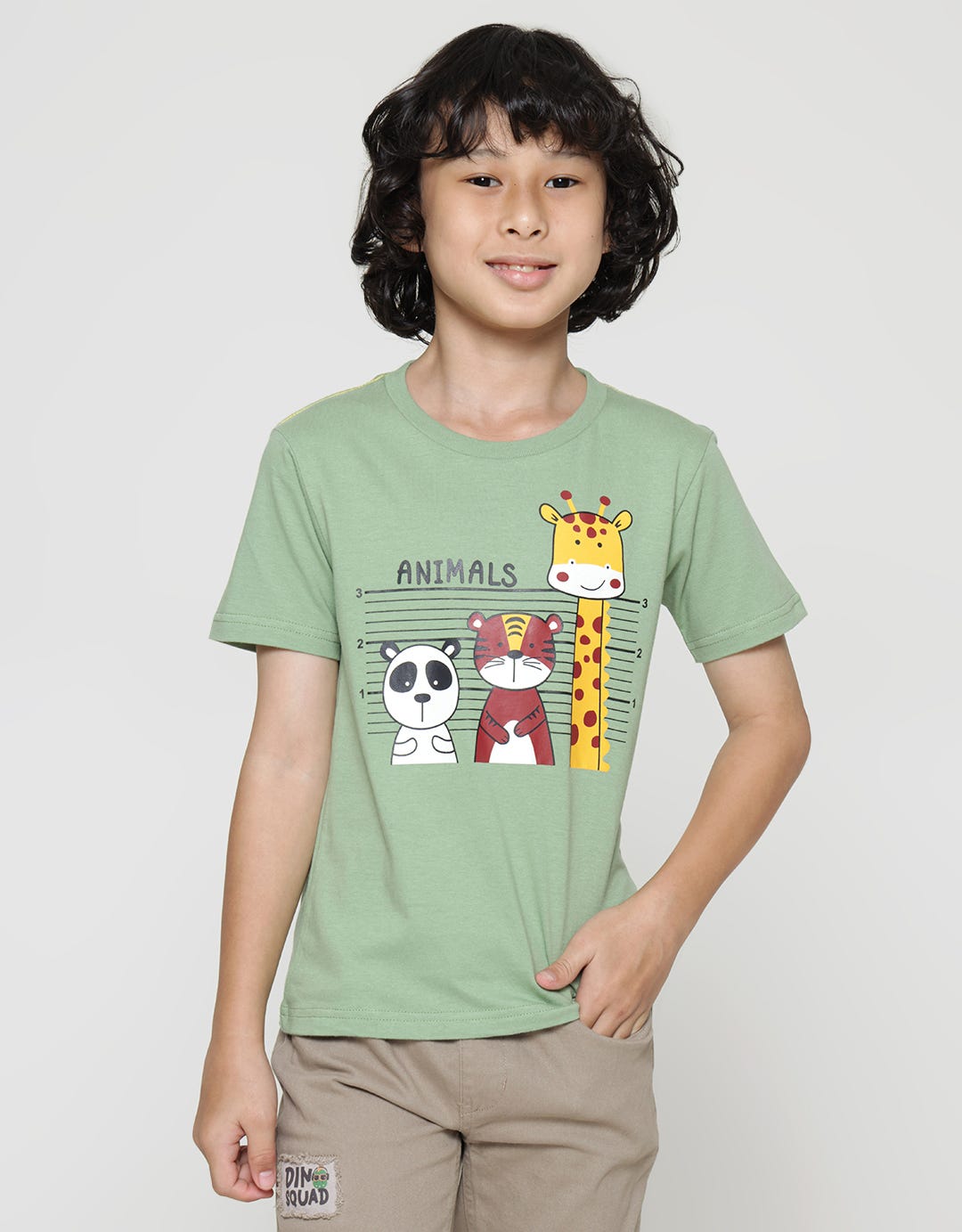Little M Animal Kib Boys T-Shirt