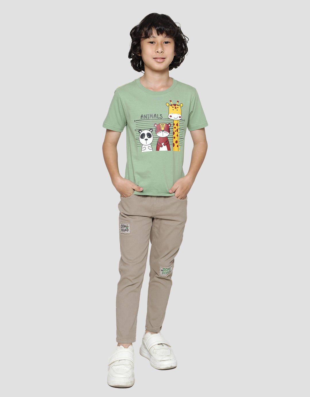 Little M Animal Kib Boys T-Shirt