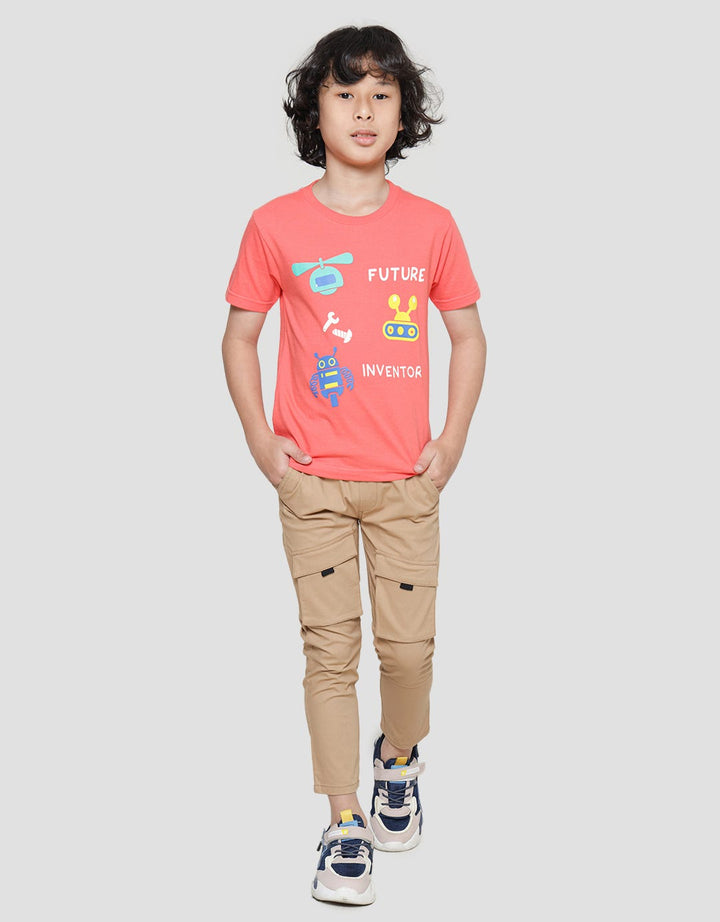 Little M Future Inventor Kaos Lengan Pendek Anak Laki-Laki