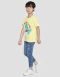 Little M Kaos Lengan Pendek Anak Laki-laki Print King Of The Ring