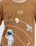 Little M Short Sleeve T-Shirt Space