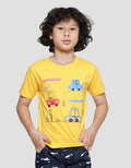 Little M Car Print Kaos Anak Laki-laki
