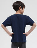 Little M Short Sleeve T-Shirt Blast Off Embroidery