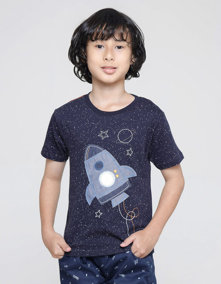 Little M Rocket Apps Kaos Anak Laki-laki
