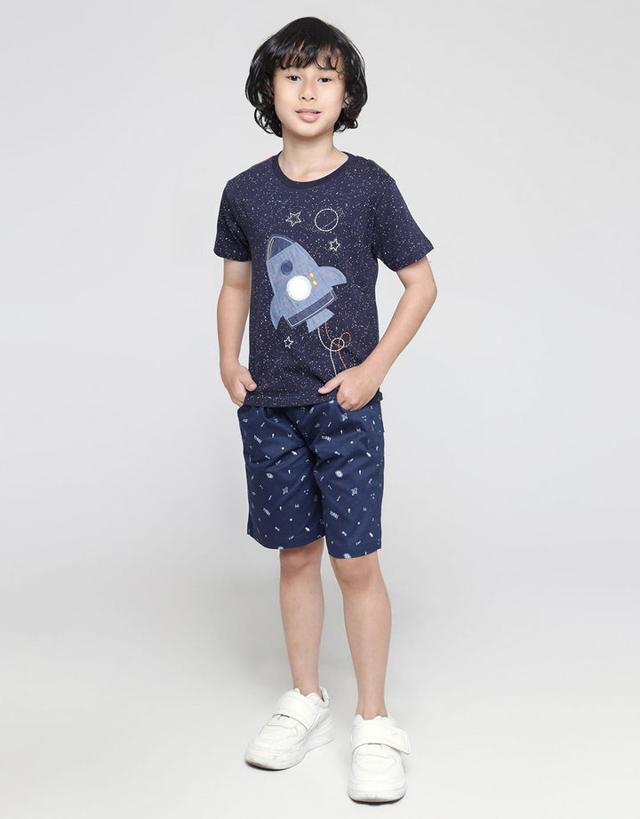 Little M Rocket Apps Kaos Anak Laki-laki