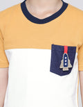 Little M Short Sleeve T-Shirt Cut N Sewn Pique Kntong Denim