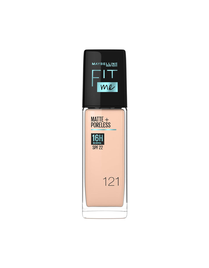 Maybelline Fit Me Liquid Foundation Matte + Poreless 121