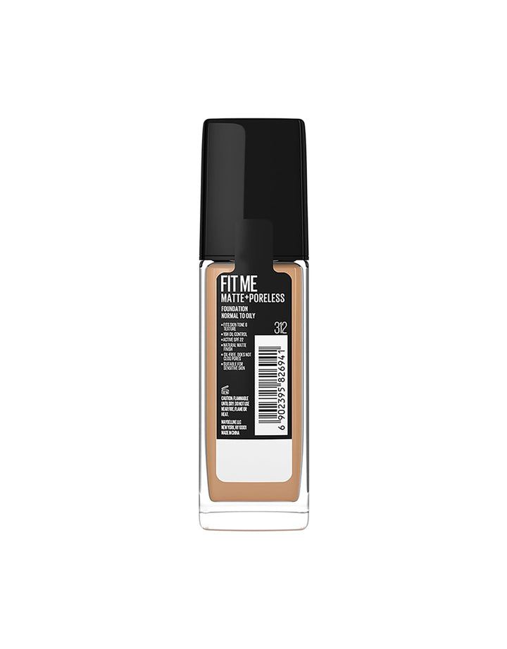 Maybelline Fit Me Liquid Foundation Matte + Poreless 312