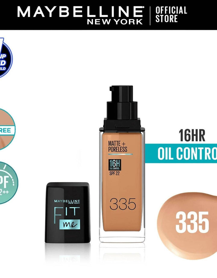 Maybelline Foundation Fit Me Pump Matte Pore-335