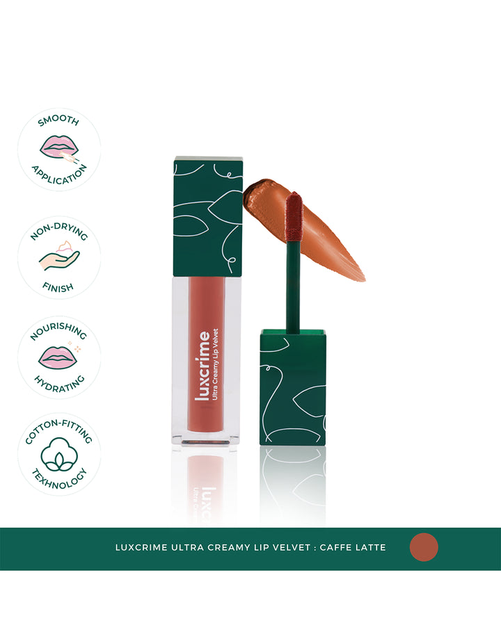 Luxcrime Ultra Creamy Lip Velvet Caffe Latte 4.5 gr