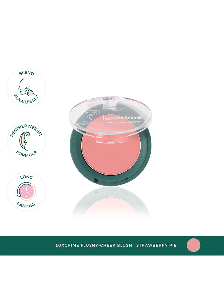 Luxcrime Flushy Cheek Blush Strawberry Pie 3.5 gr
