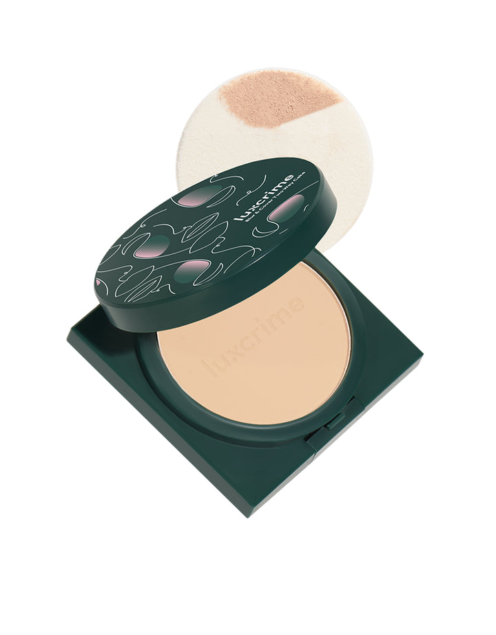 Luxcrime Blur And Cover Two Way Cake Cream Puff
