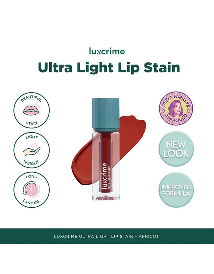 New Luxcrime Ultra Light Lip Stain Apricot