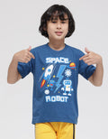 Little M Space Robot Boys T-Shirt
