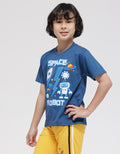 Little M Space Robot Boys T-Shirt