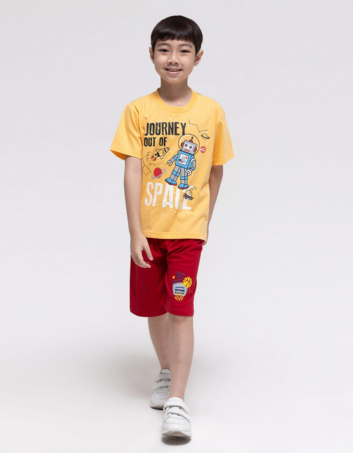 Little M Short Sleeve T-Shirt Space