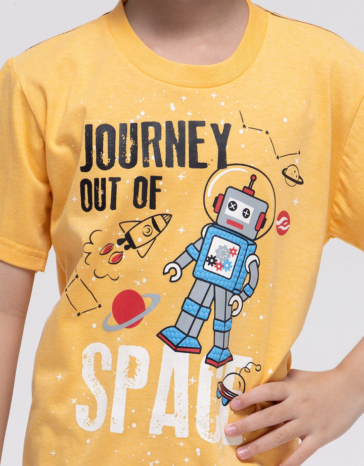 Little M Short Sleeve T-Shirt Space