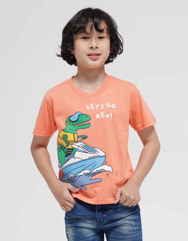 Little M Short Sleeve T-Shirt Trex