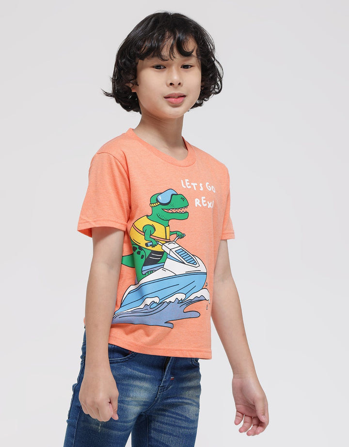 Little M Short Sleeve T-Shirt Trex