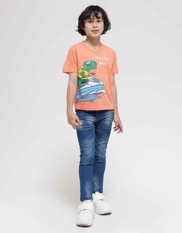Little M Short Sleeve T-Shirt Trex