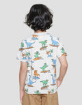 Little M Dino Trex Boys Short Sleeve T-Shirt