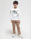 Little M Sweatshirt Terry Dino Space Galaxy