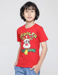 Little M Short Sleeve T-Shirt Ki Seasonal Xmas Rudolf