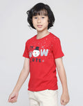 Little M Short Sleeve T-Shirt Seasonal Xmas I Am Snowcute