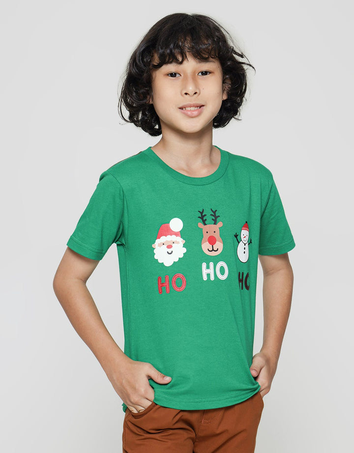 Little M Xmas Ho Ho Kaos Anak Laki-laki