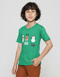 Little M Xmas Ho Ho Kaos Anak Laki-laki