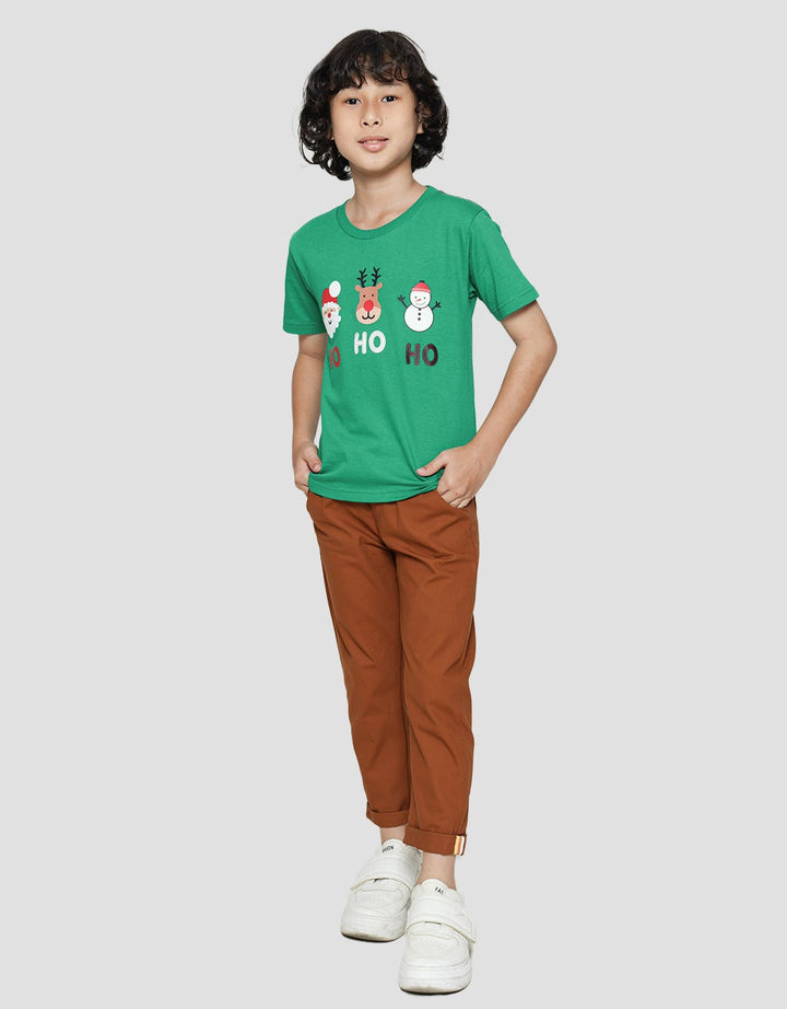 Little M Xmas Ho Ho Kaos Anak Laki-laki