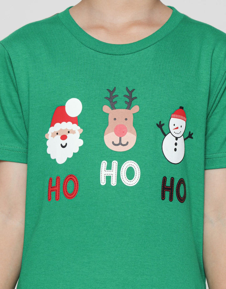 Little M Xmas Ho Ho Kaos Anak Laki-laki