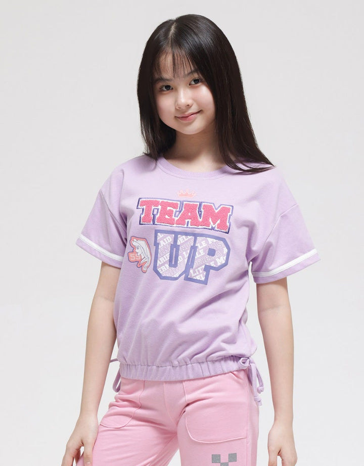 Disney Short Sleeve T-Shirt Print Team Up Princess Aurora