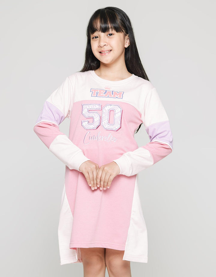 Disney Long Sleeve Midi Dress Team Cinderella