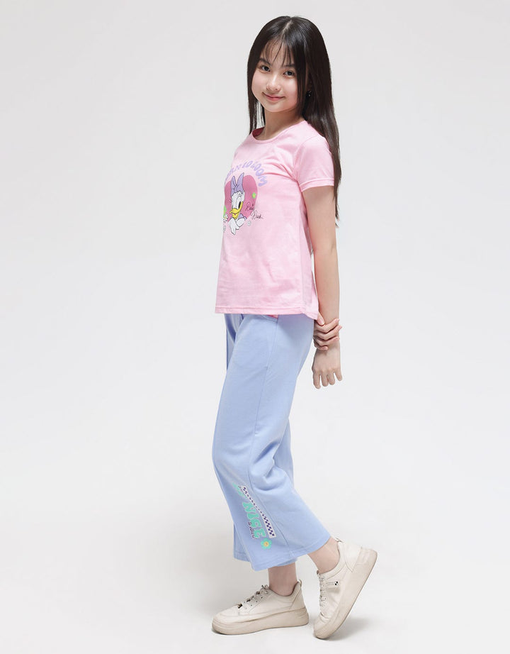 Disney Short Sleeve T-Shirt Print Daisy Born To Bloom