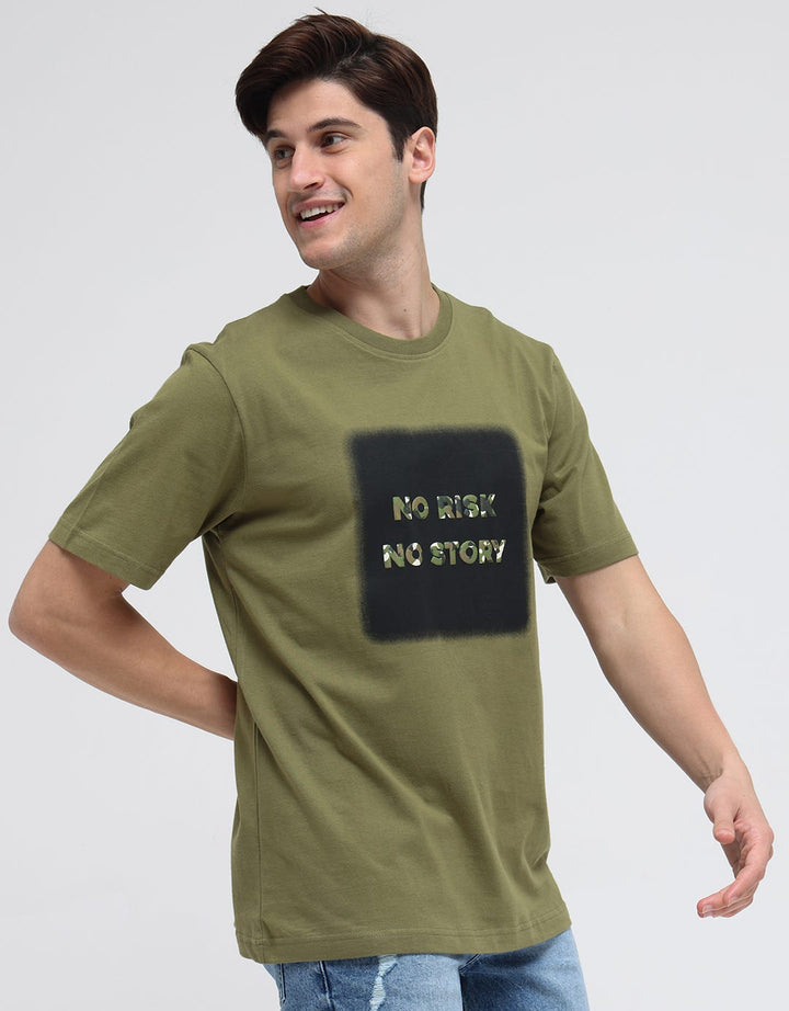 Nevada Camo Print Kaos Pria