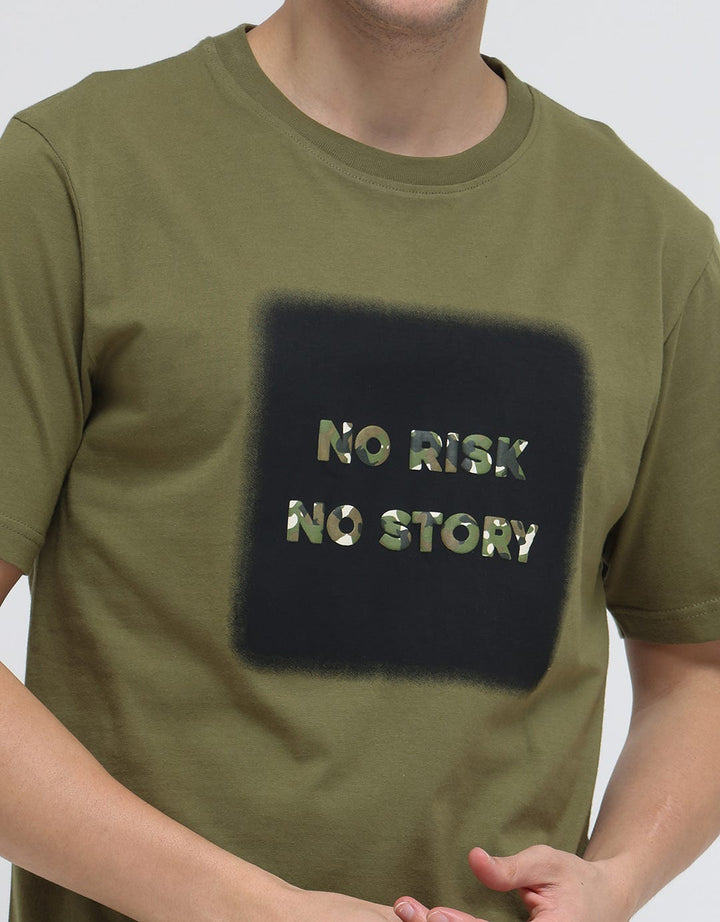 Nevada Camo Print Kaos Pria