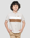 Little M Seasonal Cut N Sewn Oxford Kemeja Anak Laki-Laki