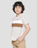 Little M Seasonal Cut N Sewn Oxford Kemeja Anak Laki-Laki