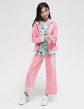 Nevada Jacket Knit With Hoodie Print Grow Glitter