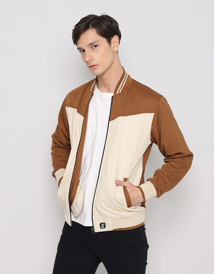d&f Cut Sewn Jaket Varsity Pria