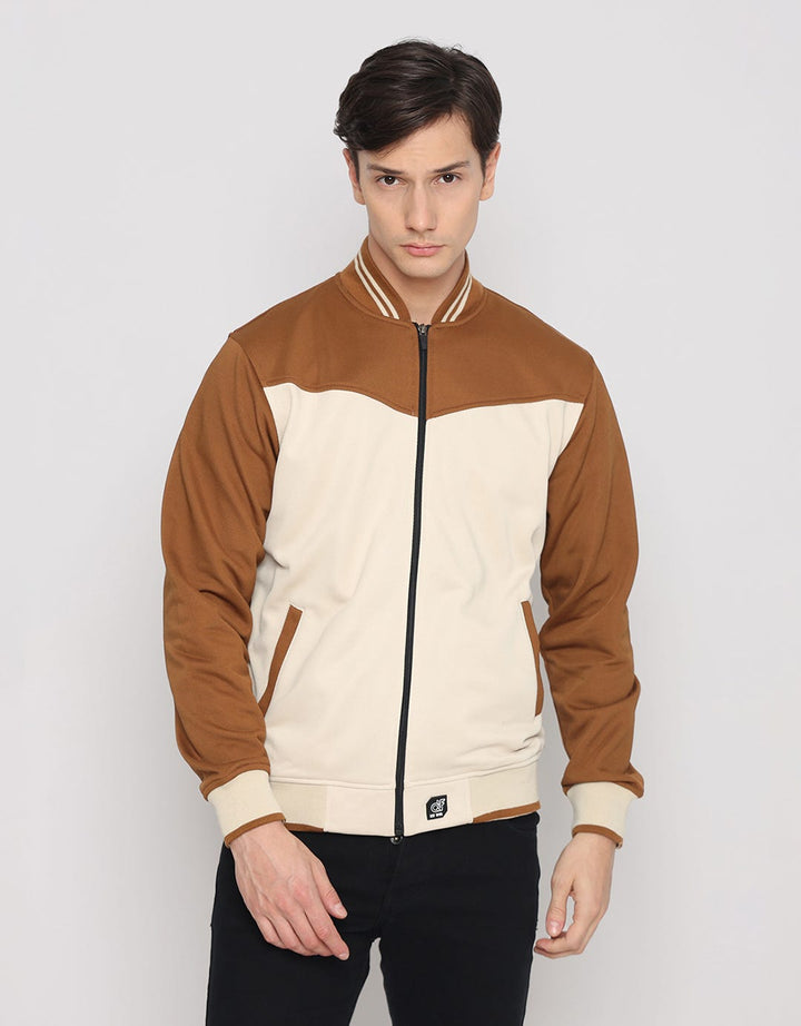 d&f Cut Sewn Jaket Varsity Pria