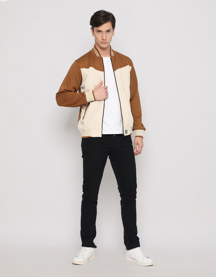 d&f Cut Sewn Jaket Varsity Pria