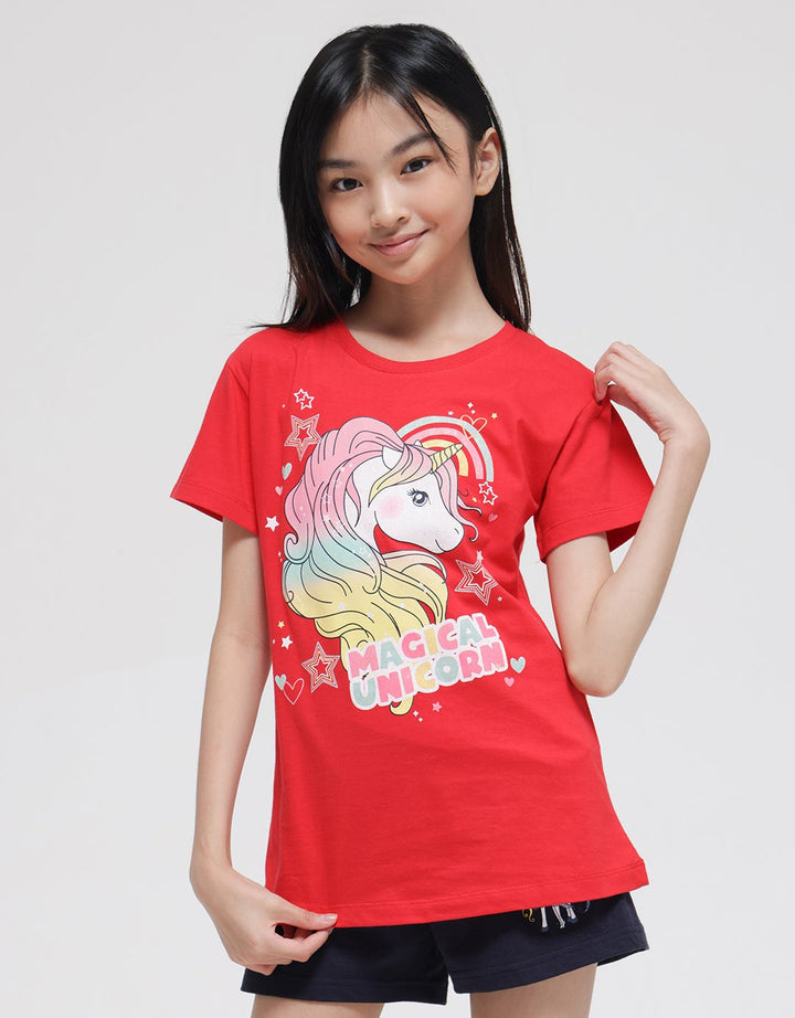 Aero Magical Unicorn Girls T-Shirt