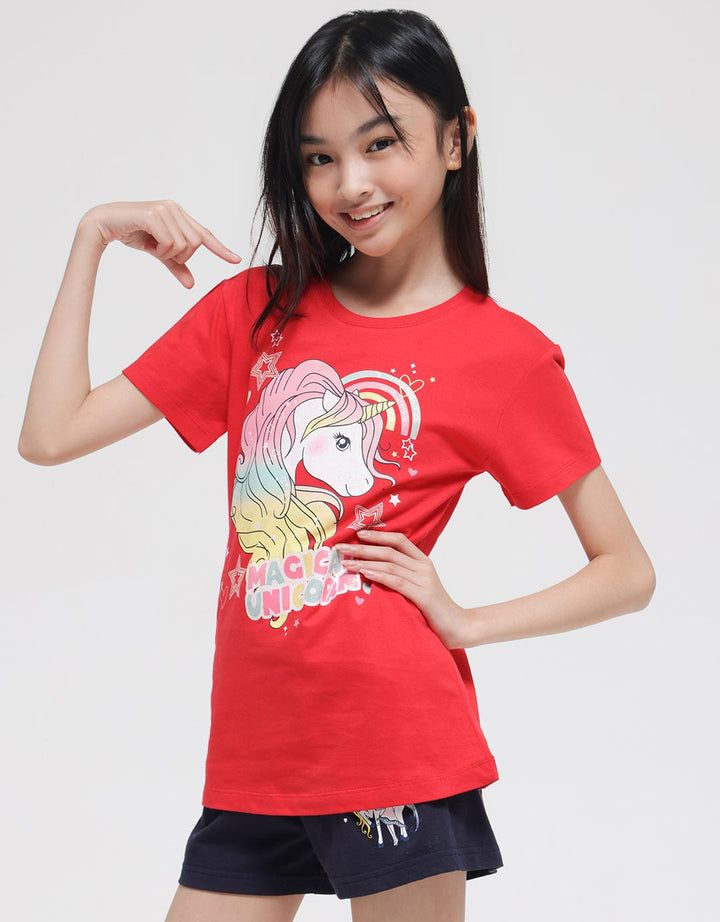 Aero Magical Unicorn Girls T-Shirt