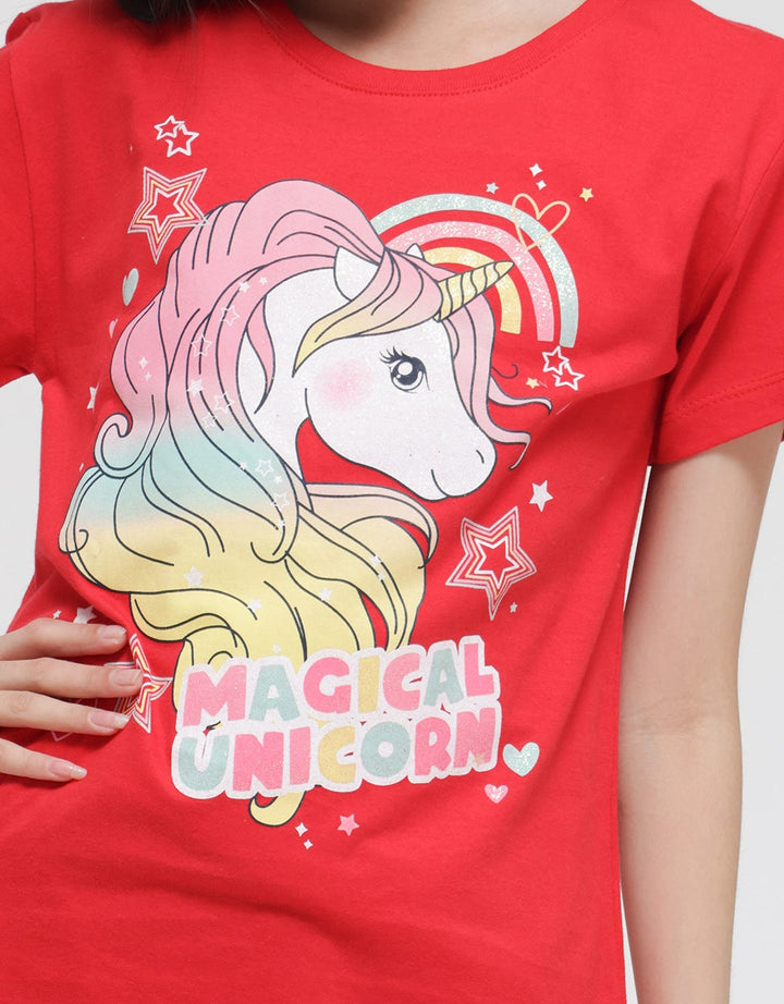 Aero Magical Unicorn Girls T-Shirt