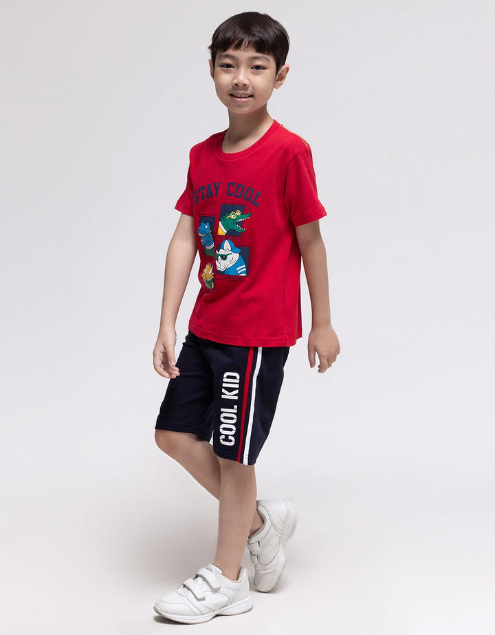 Little M Short Pants Knit Cool Bro