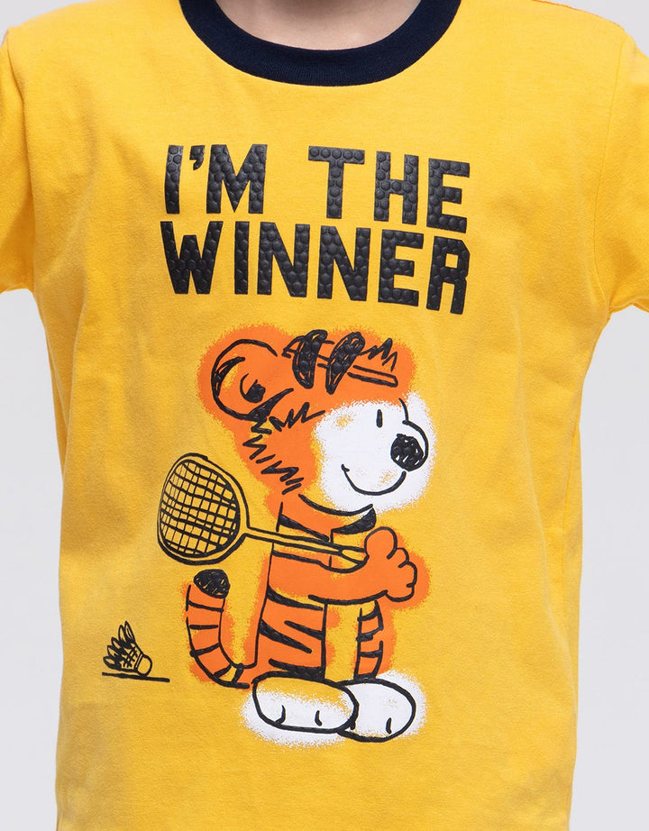 Little M Set T-Shirt Tiger Lets Go On Adventur